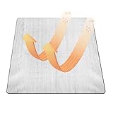 Foam Foil Mat, 200x200cm Waterproof Insulation, Thermal Tent Sleeping Mat with Foldable Design for Campers Hikers Women Men Backpacking Hiking Music Festival Beach Home Car Living Room