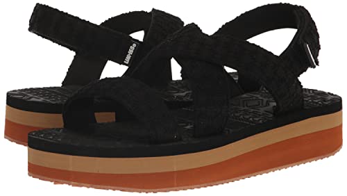 Muk Luks Women's Lofty Goals Sandal, Black, 10 #TOP6