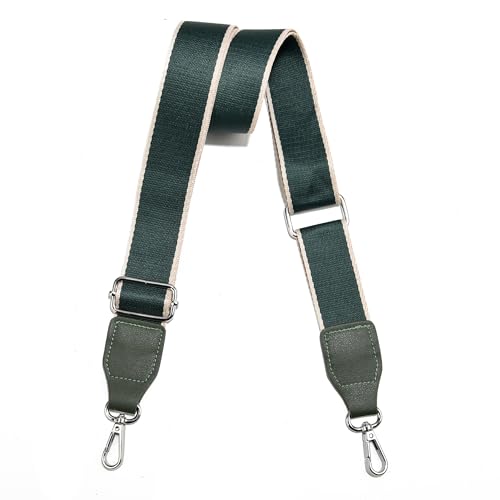 Image of Purse Straps Replacement Crossbody, Universal Wide Shoulder Strap for Bags Adjustable Straps for Handbags (Silvery Hardware)