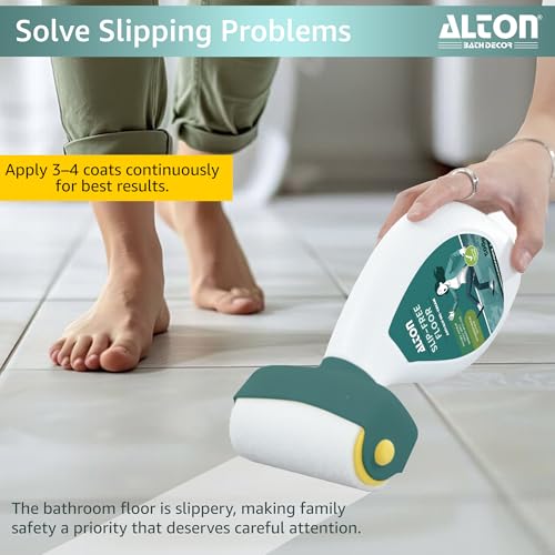 Image of ALTON Slip-Free Gel Refill | Invisible Effect, Anti-Slip Gel for Bathroom, Kitchen, Floors | Safe for Floors-No Damage | Works on Tiles, Stone, Marble, Ceramic, Porcelain | Lasts 3-5 Years (1kg)