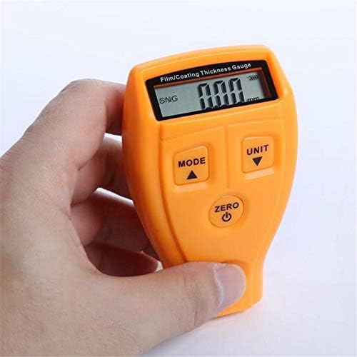 Thickness Meter GM200 Coating Thickness Gauge Lacquer Metal Film Tester Tool (Bubble Bag Packaging, No Battery Delivery) Gauge Tester (Color : White)