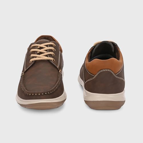 Image of Centrino Penny Loafers for Men | Shoes for Man Stylish | Casual Slip-On with Cushioned Insole | Lightweight Comfortable Mens Loafer Shoes | Hand-Stitched Moccasin Design | Slip On Shoes for Man Daily (9784)