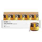 Fig Jam Spread - Traditional Croatian Fig Preserve Recipe For Charcuterie. Mini Glass Jars Pack of 6 (1.05 Oz) + 6 Mini Atrevo Wood Spreaders.