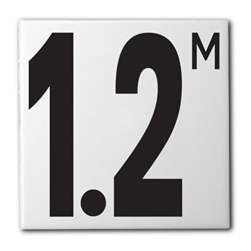 Ceramic Swimming Pool Waterline Depth Marker 