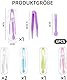 Yuiturt 6 Stück Kontaktlinsen Einsetzhilfe, Kontaktlinsen Pinzetten, Kontaktlinsen Sauger, Kontaktlinsen Einsetzhilfe Weiche, Bunte Contact Lens Tweezers 5 Farben