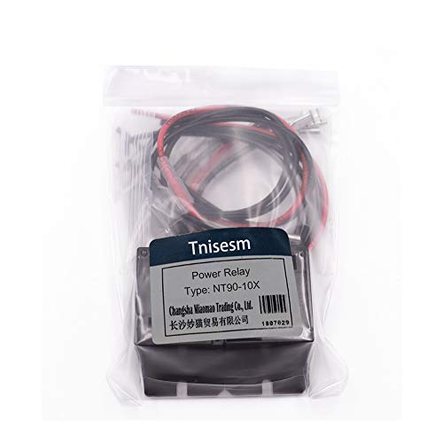 Tnisesm 2Pcs Power Relay Ac120V Coil, 30A Spdt(1No 1Nc) 120 Vac With Flange Mounting And 10 Quick Connect Terminals Wires Mini Relay Nt90-Ac120V-10X #TOP5