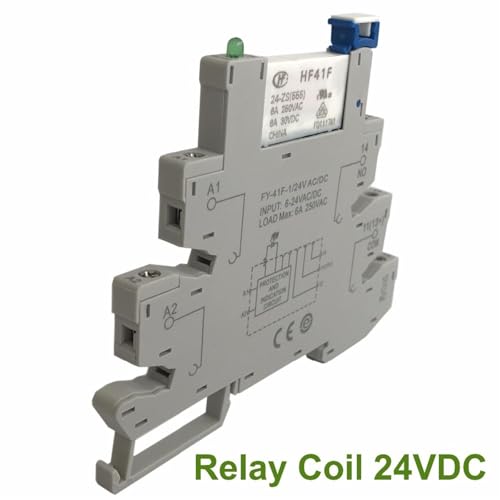Support de relais 24V anti court-circuit avec affichage LED d'état