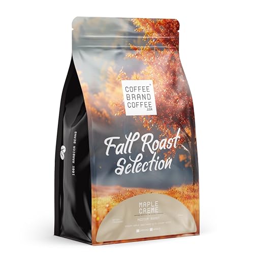 Maple Cream Medium Roast Flavored Ground Coffee Brand Coffee – A Smooth Blend with Velvety Texture, Sweet Maple Syrup Notes & Fruity Flavor | A Truly Unique Coffee Experience | 12 Oz