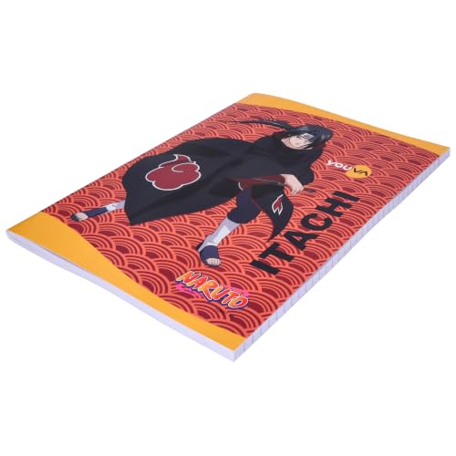 Image of YOUVA Naruto Soft Bound Long Book Single Line 172 Pages A4 Size Pack of 3