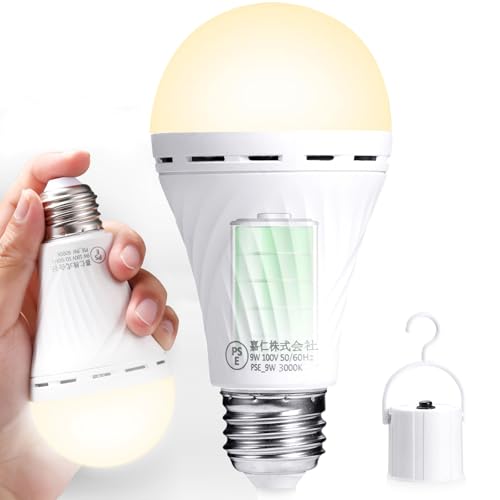 DanYee hГd LEDd y2Nۏ؁z2400mAhobe[ E26 60W  810lm dF ~d^LEDd d_Cg obe[ dmZT[ d LED [d ^ ^ h nk΍ d