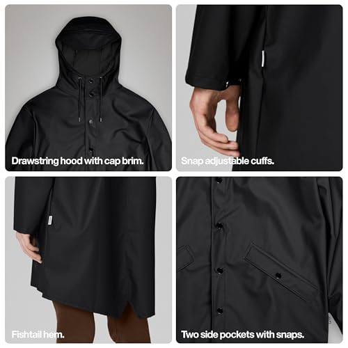 Chaqueta impermeable Long Jacket para evitar ropa mojada en tormentas imprevistas 2