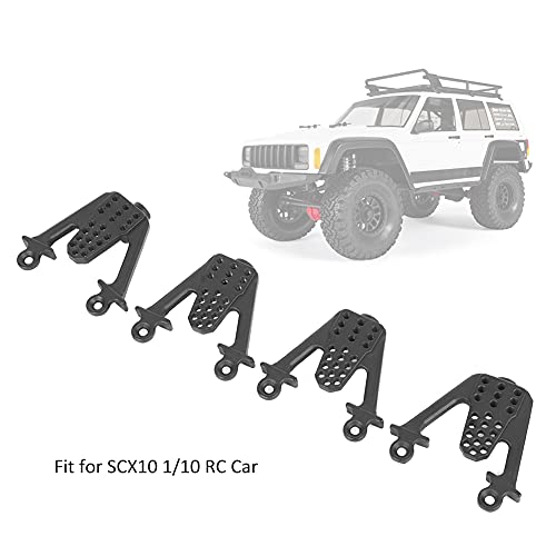 Tours d'amortisseurs réglables SCX10 métal noir support multi-trous RC