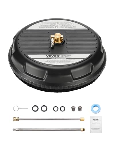 VEVOR Nettoyeur de surface pour nettoyeur haute pression 385 mm, accessoire nettoyeur sol en...