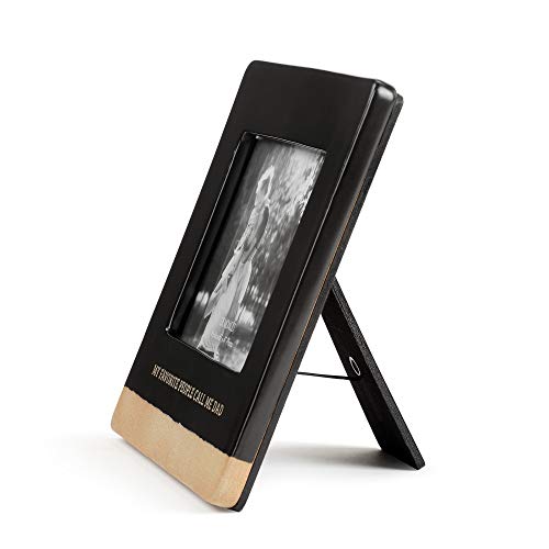 Demdaco My Favorite People Call Me Dad Sleek Black 8 X 6.5 Stoneware Tabletop Picture Frame #TOP1