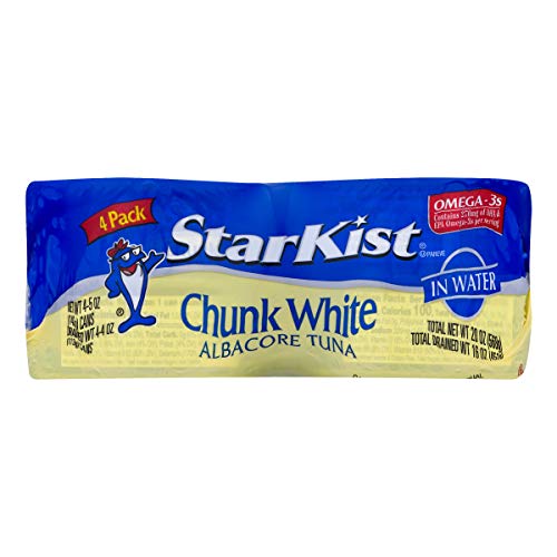 Starkist Chunk White Albacore Tuna In Water - 5 Oz Can (Pack Of 4) #TOP5