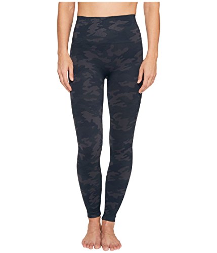 SPANX Leggings for Women Look at Me Now Seamless Leggings Black Camo MD