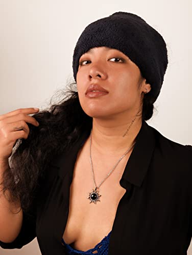 Sacina Gothic Boho Sun Necklace, Black Sun Grunge Witchy Necklace, Christmas New Year Jewelry Gift For Women3