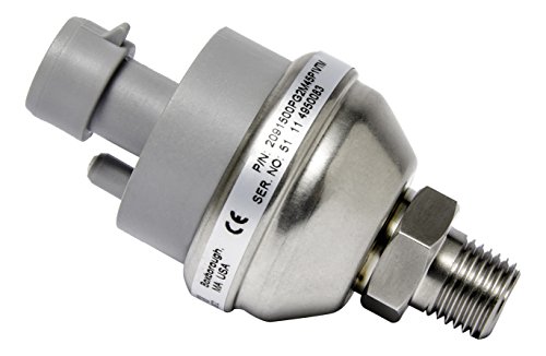 Setra Systems 2091100PG2M1102 Model 209 Industrial Pressure Transducer, Gauge Pressure, Rugged Low Pressure, Robust Design, Reliable 0-100 psig, 1/4