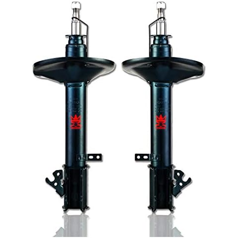 Pair Front Driver & Passenger Side 2 Piece Shocks Struts Absorber assembly Set for 1996-2000 RAV4 4 door Cover