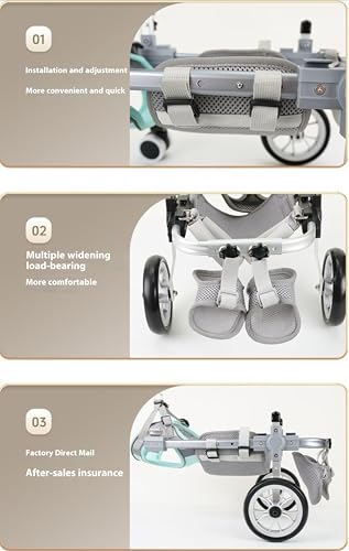 Mobilité petits chiens handicapés fauteuil roulant taille M - 6