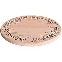 El Señor de los Anillos tabla de cortar de madera de haya El