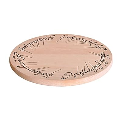 El Señor de los Anillos tabla de cortar de madera de haya El Anillo de Elbenwald natural | Ya disponible en tu tienda friki favorita! En mundofriki.es!