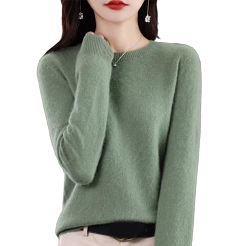 Merino Wool Sweaters,Cashmere Sweaters for Women,Women Fall Winter Warm Knitted Pullover Long Sleeve Sweater