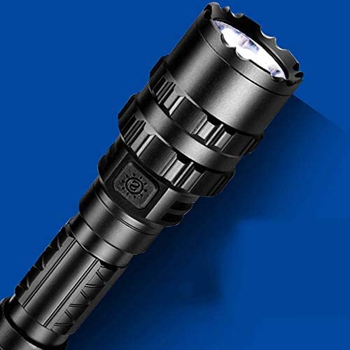 Linterna LED recargable de largo alcance de 1000 metros, ultrabrillante, multifunción, USB, impermeable, para uso en exteriores e interiores