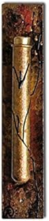 Sand and Water Creations Hand Painted Mezuzah Case with Printed Scroll 6.25
