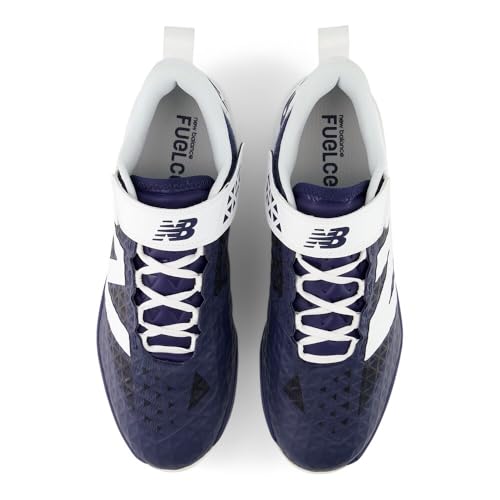 New Balance New Balance Men's FuelCell 4040 V8 Metal Baseball Shoe, Team Navy/White, 10 M