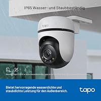 TP-Link Tapo C510W Kameraüberwachung aussen, WLAN IP Kamera, 360° Schwenk-/Neige, 2K Auflösung, Vollfarbige Nachtsicht, IP65 wasserdicht, Intelligente Bewegungsverfolgung, Zwei-Wege-Audio – Ansicht 9