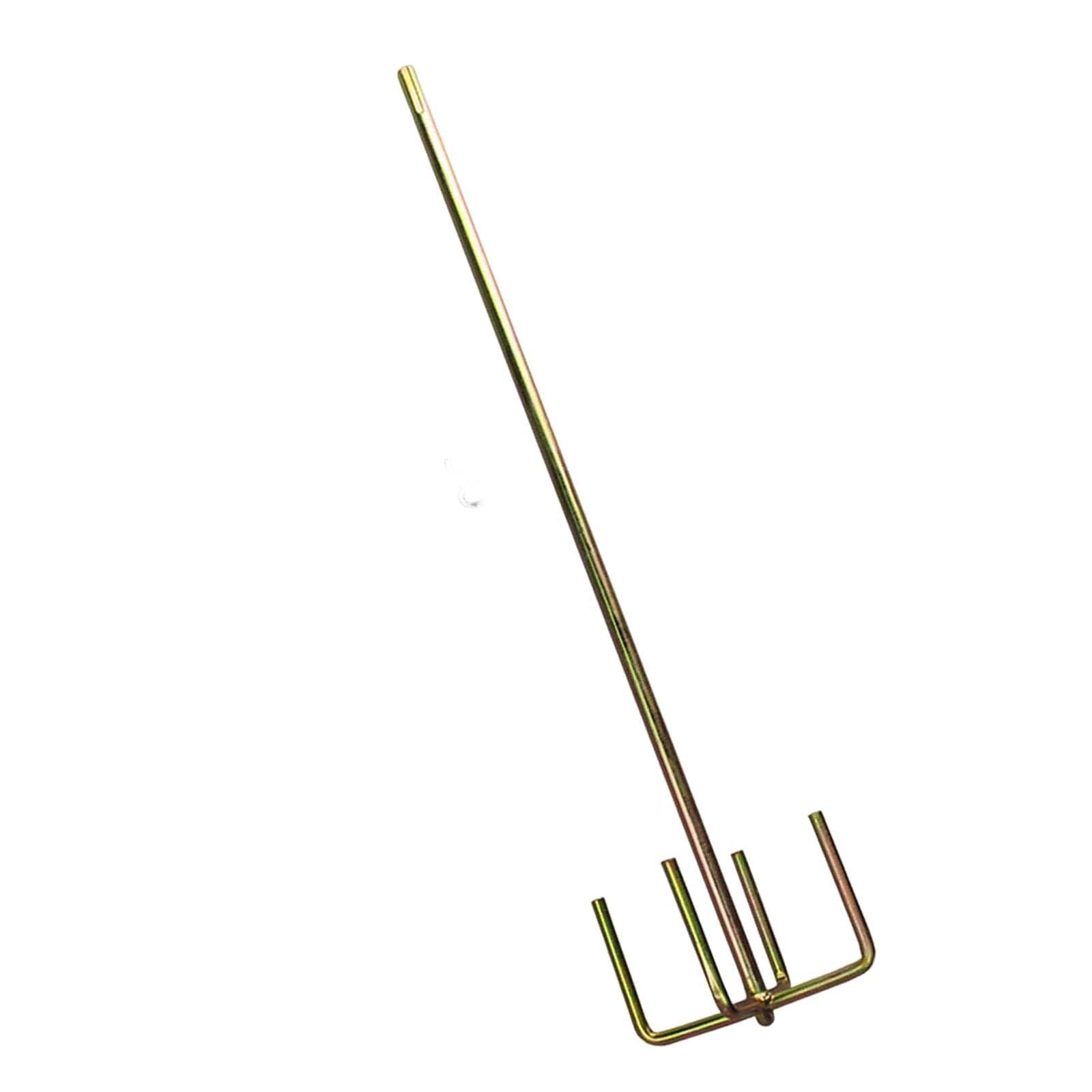 Colcolo Mezclador de cemento, varilla mezcladora de pintura, accesorio de taladro, herramientas largas resistentes, paleta mezcladora agitadora para, Round Handle C