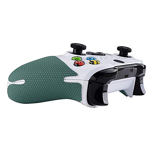 eXtremeRate Pegatina de Agarre para Xbox One Accesorios - Adhesivo de Silicona Antideslizante con Textura de Goma, Protectora Piel para Xbox One S/X Mando (Verde) - imagen 7