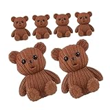 Design unique : le design unique de chaque figurine d'ours en fait un choix de prédilection pour les collectionneurs et un cadeau attentionné pour les amis et la famille, un petit présentoir pour les fêtes ou un élément de décoration pour un mini-paysage