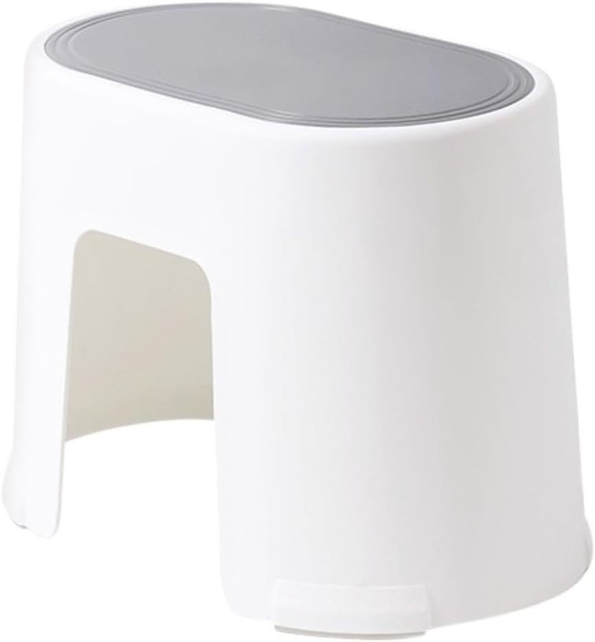 Step Ladder 2Pack Step-Stool Lightweight for Kitchen-Bath Skid-Resistant Stackable Shoe Change Bench Auxiliary Height-Enhancing Footstool stepstool(Rose,M)