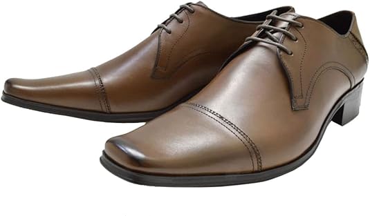 新品 KATHARINE HAMNETT 26cm ブラウンビジネスシューズ KATHARINE HAMNETT LONDON キャサリンハムネット 本革 ビジネス