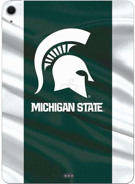 Skinit Decal Tablet Skin Compatible with iPad Air 11in (2024-2025) - Officially Licensed Michigan State University Away Grey Jersey Design