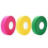 Cinta de hockey 3 piezas de cinturón de hockey engrosado, hockey, cinturón de hockey colorido, cinturón de cue antideslizante de alta viscosidad, cinturón de hockey de color multicolor engrosado Hocke