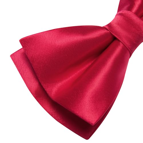 Image of YourTies Bow Ties for Men Pre-Tied Adjustable Bow Tie Coloful Satin Bowtie