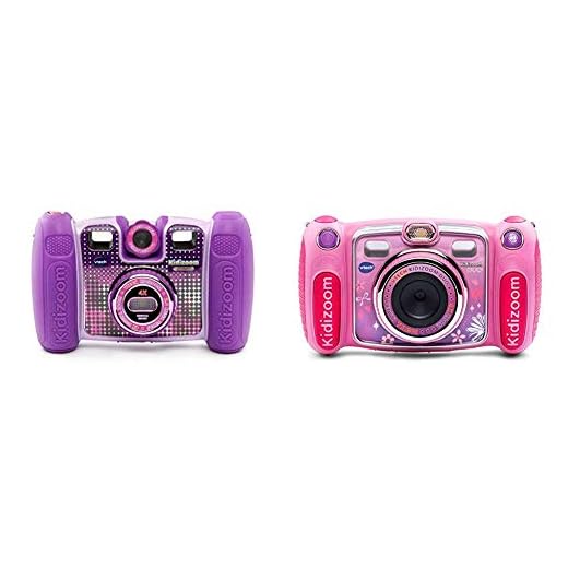 VTech Kidizoom Twist Connect Camera, Purple & Kidizoom Duo Selfie Camera, Amazon Exclusive, Pink