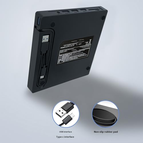 Graveur de disque externe combustion efficace USB 3.0 Type-C avec hub multifonction - 4