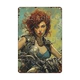 Photo Gallery ysauegp targa in latta vintage punk moto pin-up ragazza metallo retrò decorazione da parete per casa garage bar uomo grotta idea regalo 20,3 x 30,5 cm Photo Gallery ysauegp targa in latta vintage punk moto pin-up ragazza metallo retrò decorazione da parete per casa garage bar uomo grotta idea regalo 20,3 x 30,5 cm
