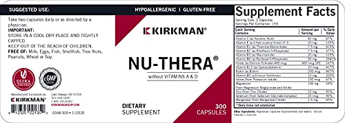 Kirkman Nu-Thera Without Vitamins A & D