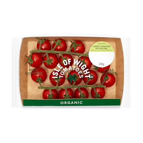 Isle of Wight Organic Cherry Tomatoes on the Vine, 200g