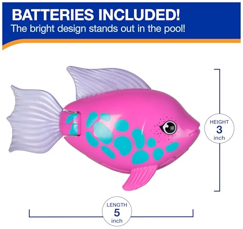 Image of SwimWays Rainbow Reef Fish Toy, Kids Swimming Accessories & Water Toys, Learn to Swim Pool Toys for Kids Ages 5 & Up, Batteries Included, Tuna Turner | Realistic Swimming Patterns Inspire Imaginative Play, Toy Supports Swimming Skills, Coordination, and Competitive Games