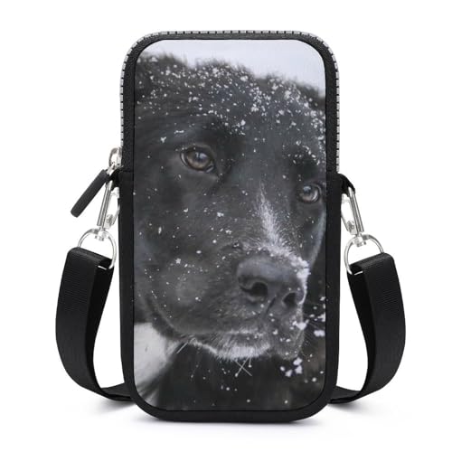 Pochette téléphone portable Chien de Neige sac bandoulière idéal pour vos balades urbaines