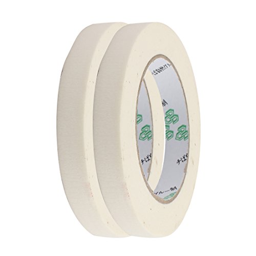 Aexit 2pcs Adhesive Labels & Labeling Equipment Paper Painting Writing Tape White 1.5cm x Industrial Labeling Tape 50M Length