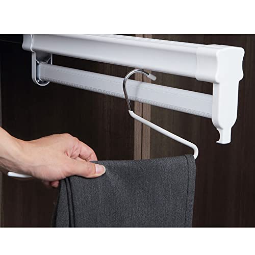 Cintre rétractable de rangement efficace pour suspendre les jeans