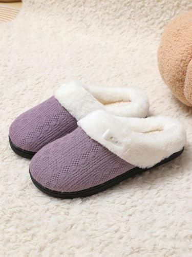 Image of DRUNKEN Slippers For Women Winter Sandals Casual Flats Home Footwear Man Girls Sliders Flip Flops Chappals Ladies Clogs Sleeper Slides Stylish Ortho Soft