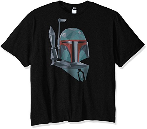T-shirt Star Wars Boba Fett noir géométrique en taille 3XL pour homme